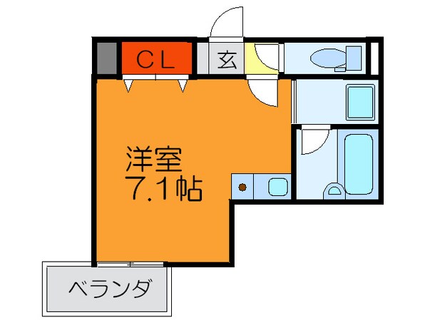 緑橋大発マンションの物件間取画像